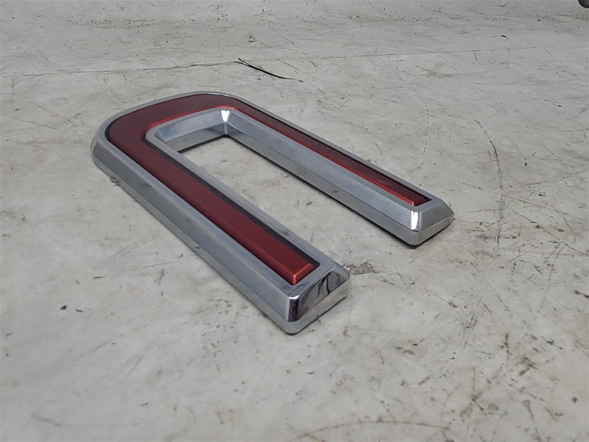 Used OEM 2019-2026 SIERRA 1500 GMC TAILGATE EMBLEM RED, actual item photo 19