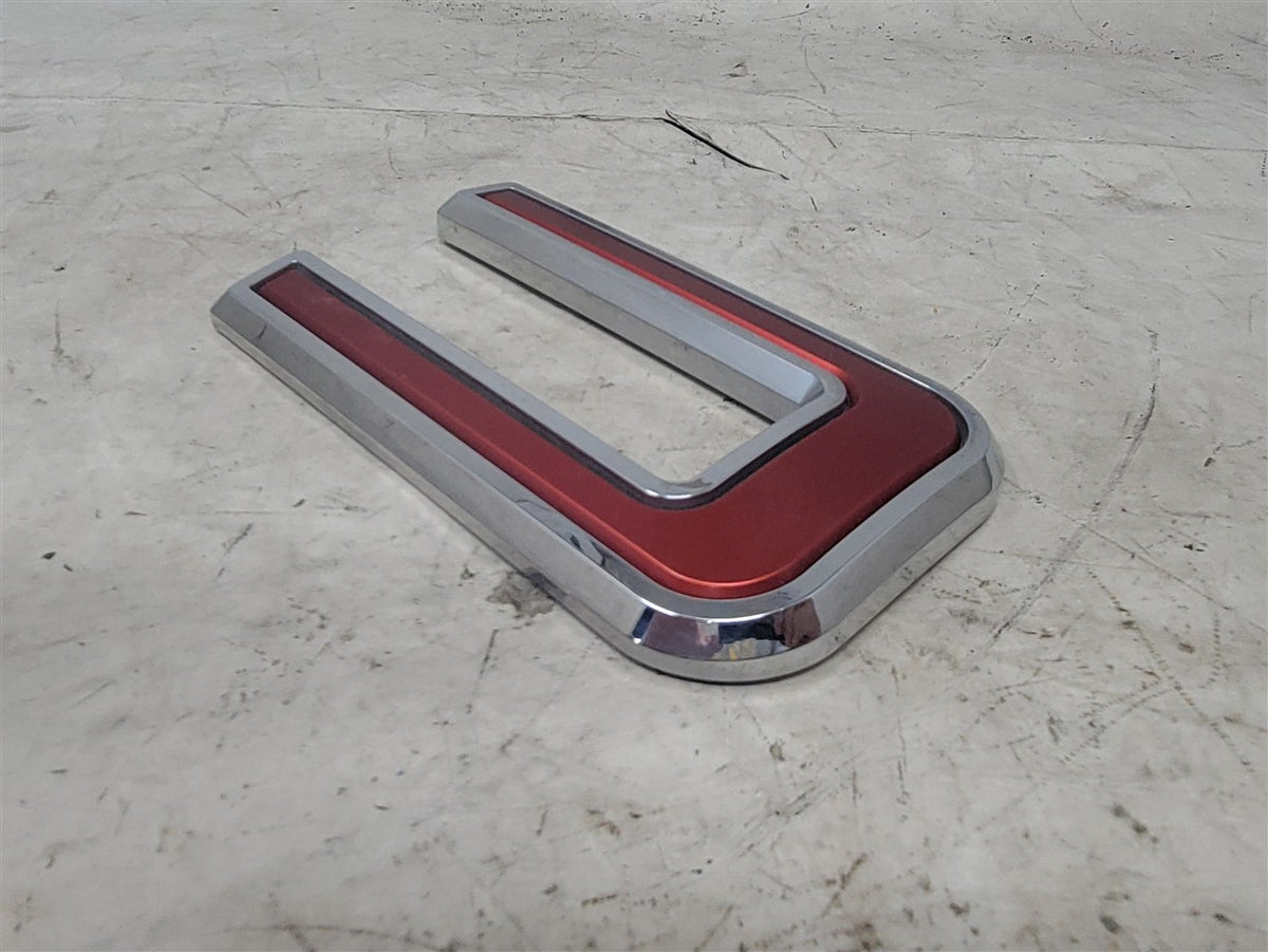 Used OEM 2019-2026 SIERRA 1500 GMC TAILGATE EMBLEM RED, actual item photo 20