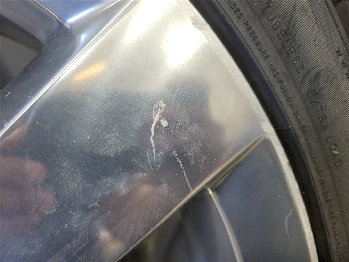 Used OEM 2010-2015 CAMARO SS 20 IN WHEELS AND PZERO TIRES SILVER 245/45R20 FRONT 275/40R20 REAR, actual item photo 3