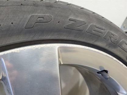 Used OEM 2010-2015 CAMARO SS 20 IN WHEELS AND PZERO TIRES SILVER 245/45R20 FRONT 275/40R20 REAR, actual item photo 4