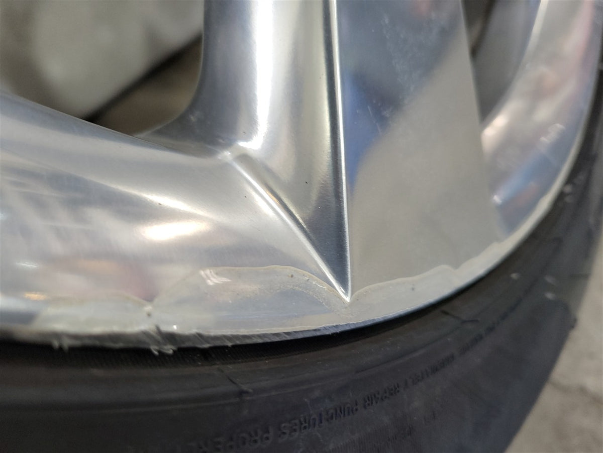 Used OEM 2010-2015 CAMARO SS 20 IN WHEELS AND PZERO TIRES SILVER 245/45R20 FRONT 275/40R20 REAR, actual item photo 7