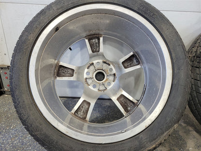 Used OEM 2010-2015 CAMARO SS 20 IN WHEELS AND PZERO TIRES SILVER 245/45R20 FRONT 275/40R20 REAR, actual item photo 13