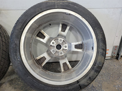 Used OEM 2010-2015 CAMARO SS 20 IN WHEELS AND PZERO TIRES SILVER 245/45R20 FRONT 275/40R20 REAR, actual item photo 16