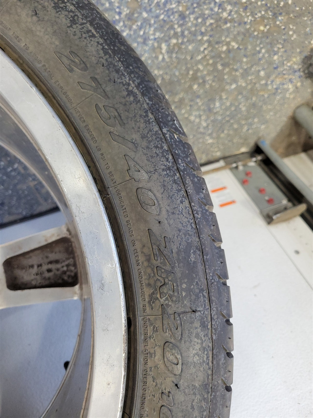 Used OEM 2010-2015 CAMARO SS 20 IN WHEELS AND PZERO TIRES SILVER 245/45R20 FRONT 275/40R20 REAR, actual item photo 19