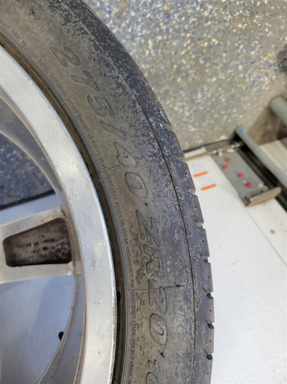 Used OEM 2010-2015 CAMARO SS 20 IN WHEELS AND PZERO TIRES SILVER 245/45R20 FRONT 275/40R20 REAR, actual item photo 19