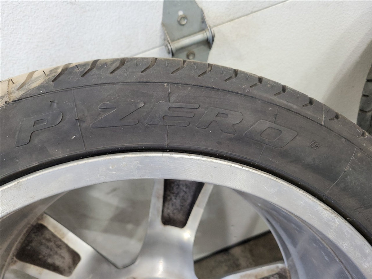 Used OEM 2010-2015 CAMARO SS 20 IN WHEELS AND PZERO TIRES SILVER 245/45R20 FRONT 275/40R20 REAR, actual item photo 20