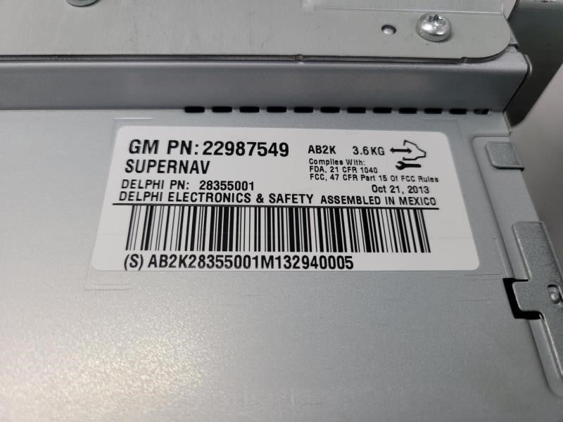 2014 ESCALAESV Supernav Navigation Radio 22987549 * 414 - image 10