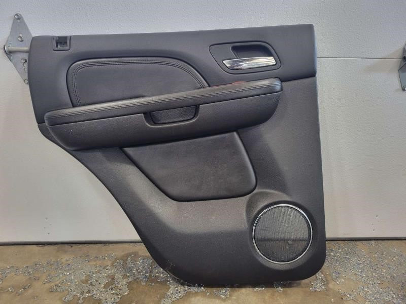 2008 ESCALADE LH DRIVER REAR DOOR PANEL, BLACK 792 - image 1