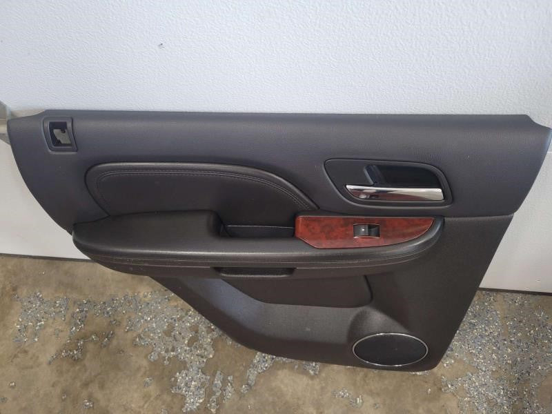 2008 ESCALADE LH DRIVER REAR DOOR PANEL, BLACK 792 - image 4