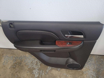 2008 ESCALADE LH DRIVER REAR DOOR PANEL, BLACK 792 - image 4