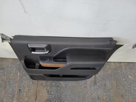 2014 SILVRDO15 RH REAR DOOR PANEL, BLACK, LEATHER, 805 - image 2